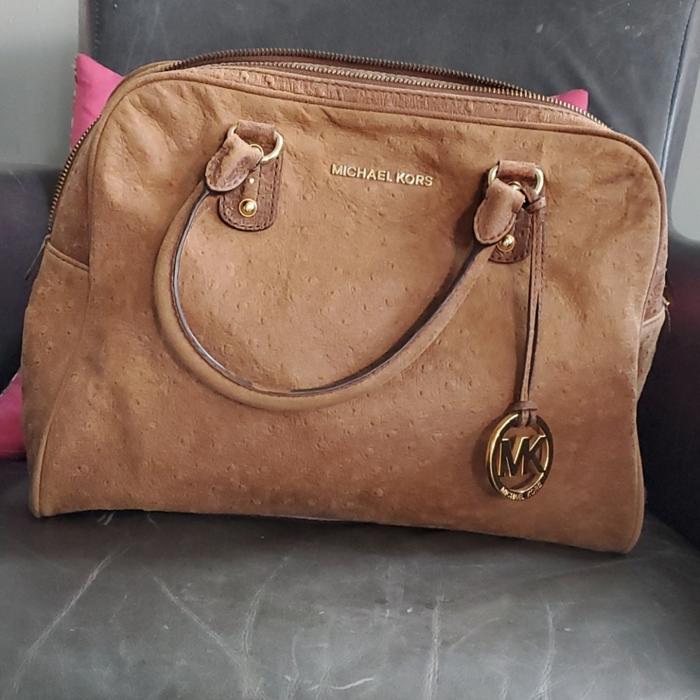 Michael Kors Ostrich Handbag